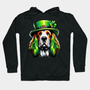 Grand Basset Griffon Vendeen Celebrates Saint Patrick's Day Hoodie